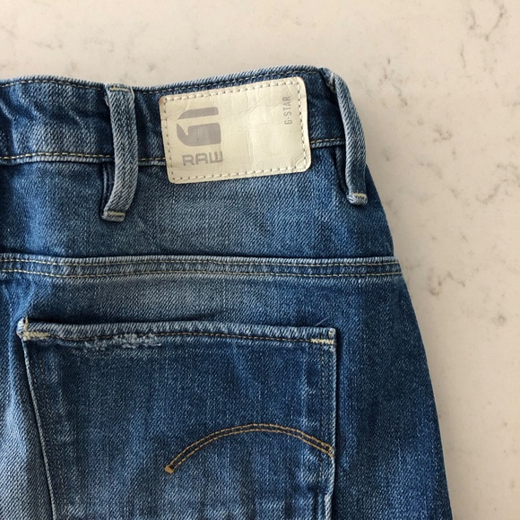 COPY - G-STAR Davin High Waist Denim Shorts 26 - Picture 3 of 5